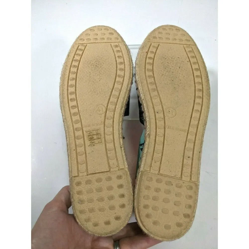 Sheridan Mia‎ Womens Color Block Suede Espadrille Flat Shoes Size 10 Murr